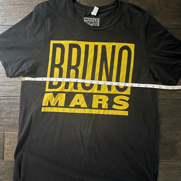 Bruno Mars Concert Tshirt World Tour Merch 24k Magic Black - Picture 3 of 4
